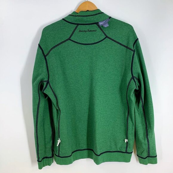 Tommy Bahama Men's Flip side Twill Reversible Half Zip Pullover Size XL - Picture 4 of 13